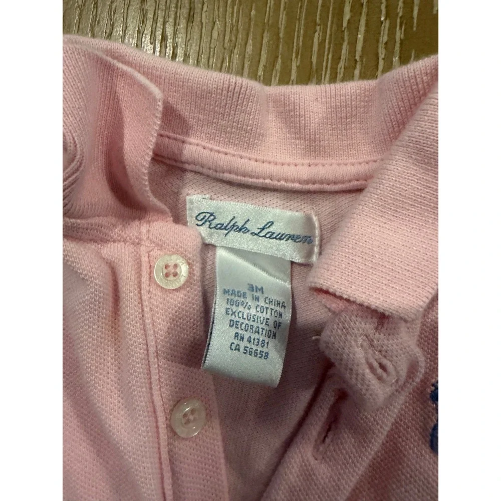 Baby Girl Clothing 4pc Lot 3M 6M Ralph Lauren Florence Eiseman Rompers Outfit